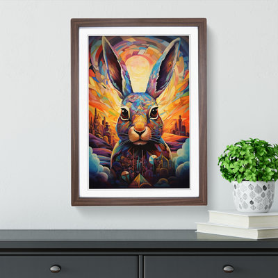 Hare Futurism - Framed Print