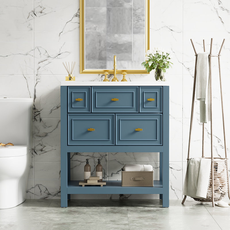 Armoire décorative, Bleu
