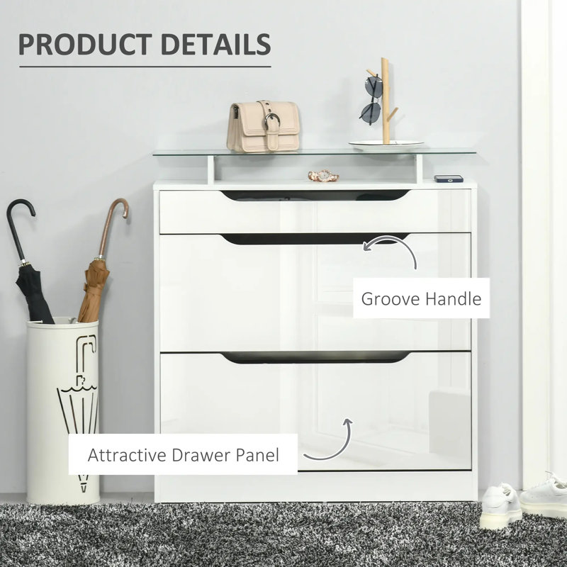 10 Pair Shoe Storage Cabinet