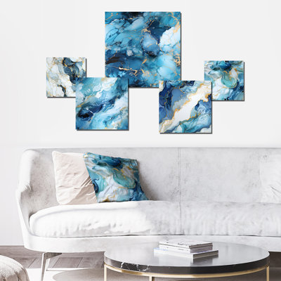 Korzen - Marble Wall Art Set Of 5