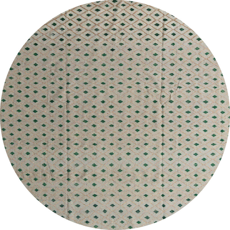 Tapis abstrait moderne 4580, Rond 7 pi