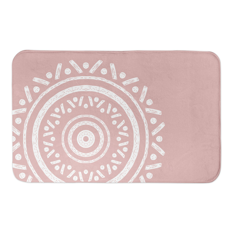 Microfiber Non-Slip Bath Mat, Pink