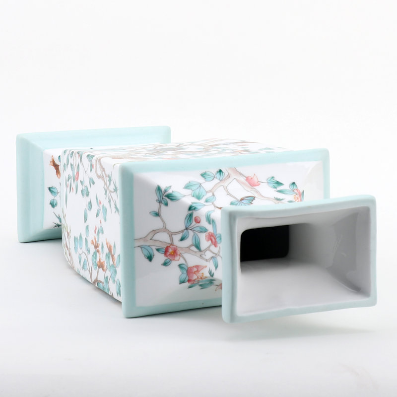 Garden Of Life Handmade Porcelain China Table Vase