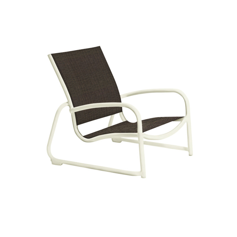 Millennia Aluminum Outdoor Lounge Chair, Snow, Mia II