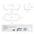 67" Freestanding Soaking Tub Solid Surface Stone Bathtub Marble-textured With Stripe Design
