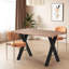 Dulane Metal Base Dining Table-1875810379