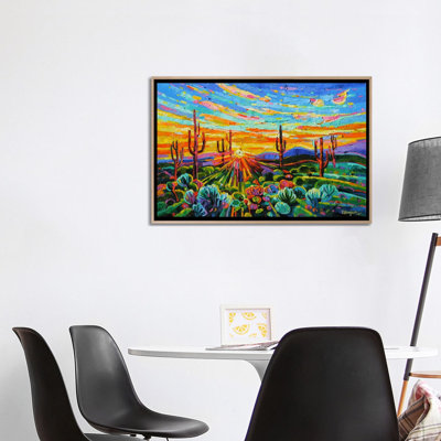 Great Arizona Sunset - Framed Wall Art Print