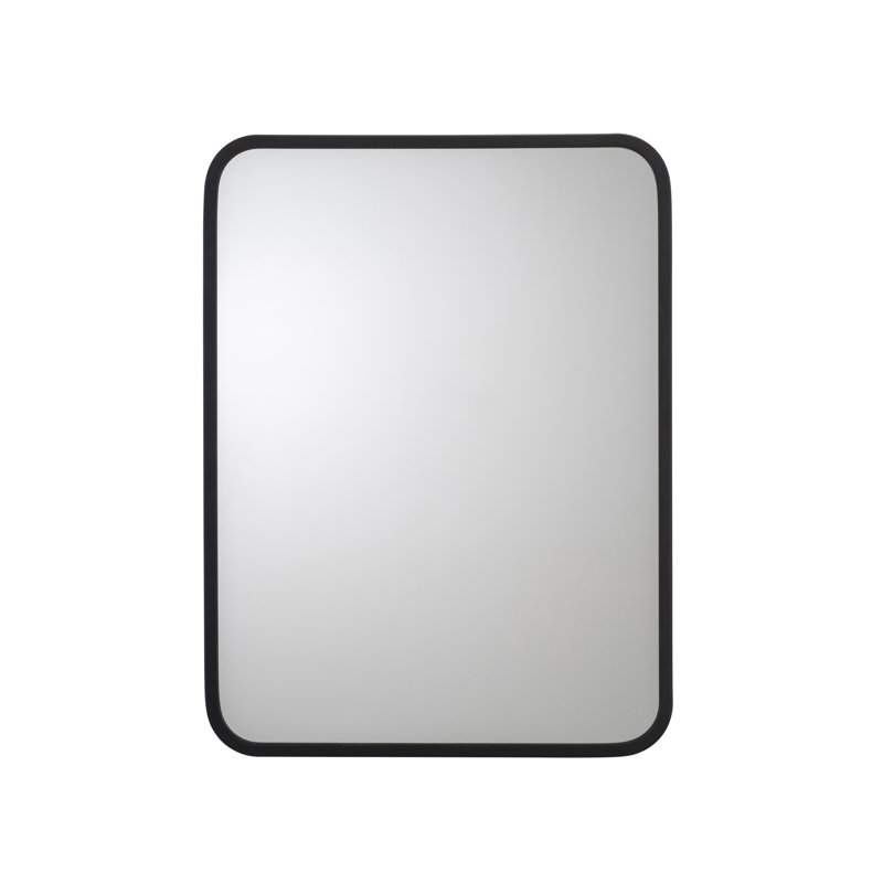 Croydex Framed Mirror Medicine Cabinet, Black