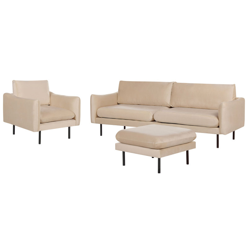 Nolensville 3 - Piece Living Room Set, Beige