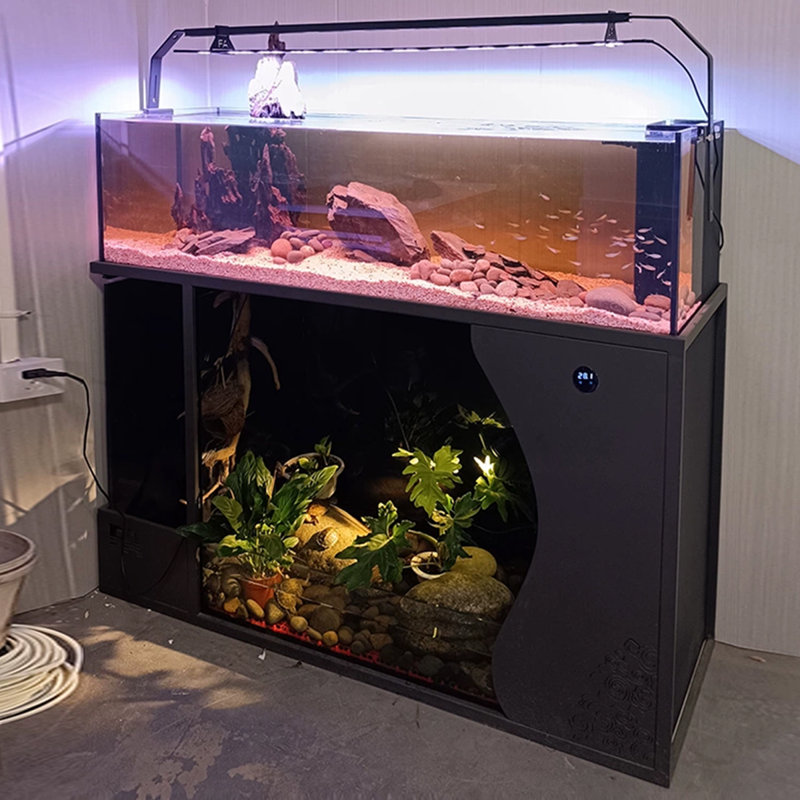 Aquarium 52-63 gallons, 63 gallons (H 50,39 po x l 47,24 po x P 20,08 po)