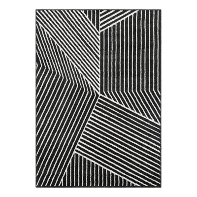 Latitude Run® Orkla Nikolis Rug Black