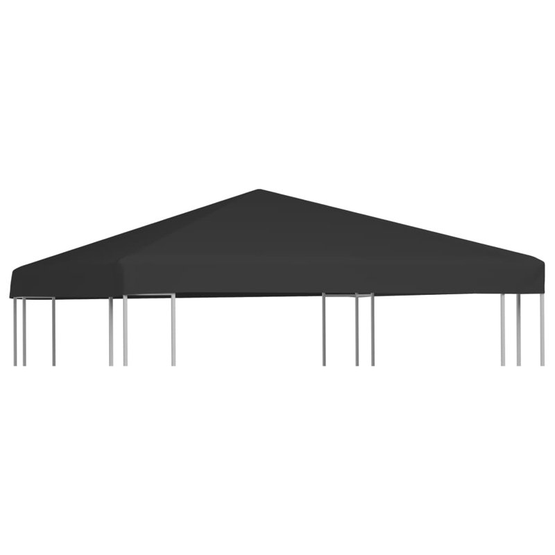Celvin Dakota Fields Fabric Replacement Canopy for Gazebo, Black