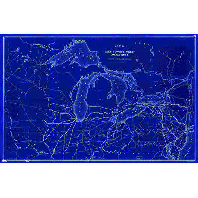 " Great Lakes Map "