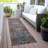Machine Washable Indoor/Outdoor Xhevrie Gray Rug-111820220