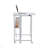 Folding Desk Small Foldable Desk For Small Space, 31.5 Inches Writing Computer Desk In Study, Home Office Foldable Office Desk For Bedroom 80*58