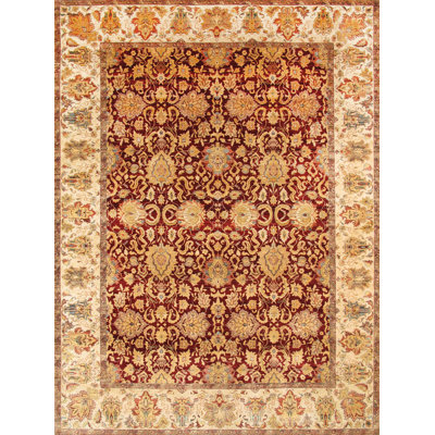 Agra Handmade Wool Oriental Area Rug