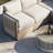 6-Piece Large Outdoor Sectional Sofa Group With Table
