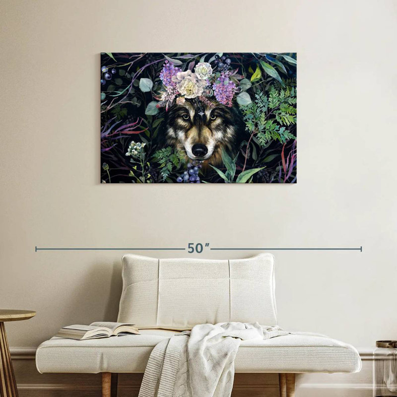 Couronne florale de loup Brampt