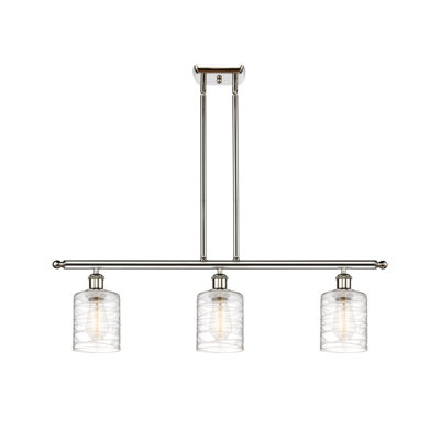 Luminaire suspendu linéaire à 3 lumières pour îlot de cuisine Karon