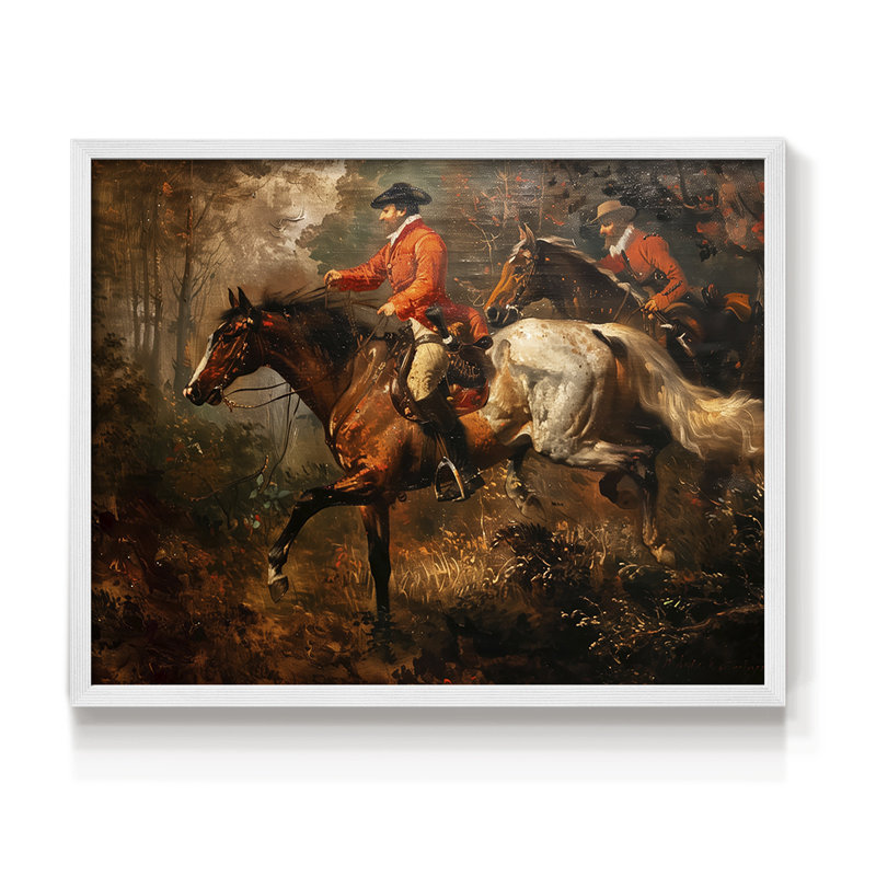 Faune - LXIV - Reproduction encadrée - Restickable, H 22 po x l 28 po, Blanc