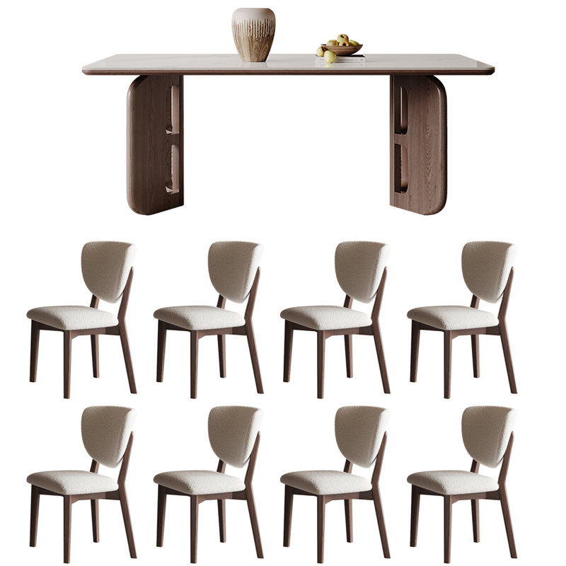 European modern simple dining table set