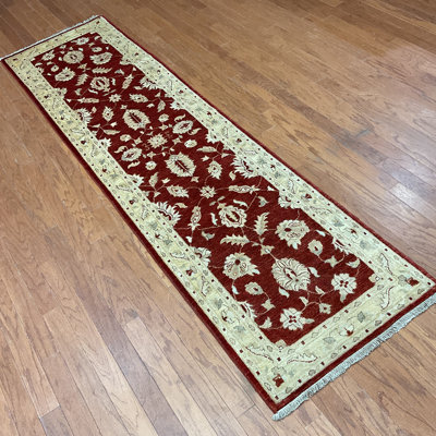  Handmade Oushak Wool Runner