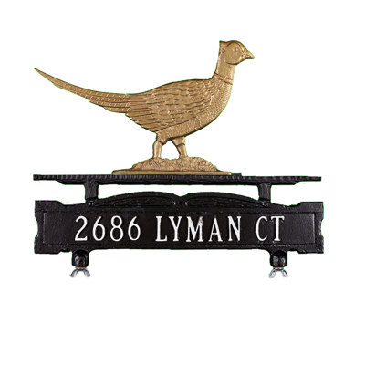 Metal Mailbox Sign