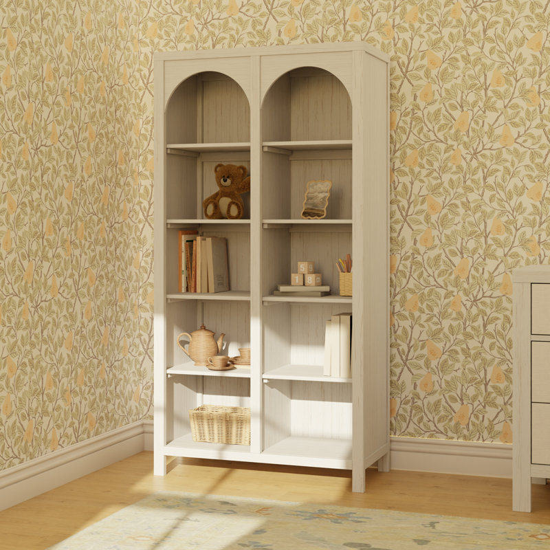 Eloise Bookcase, White Driftwood