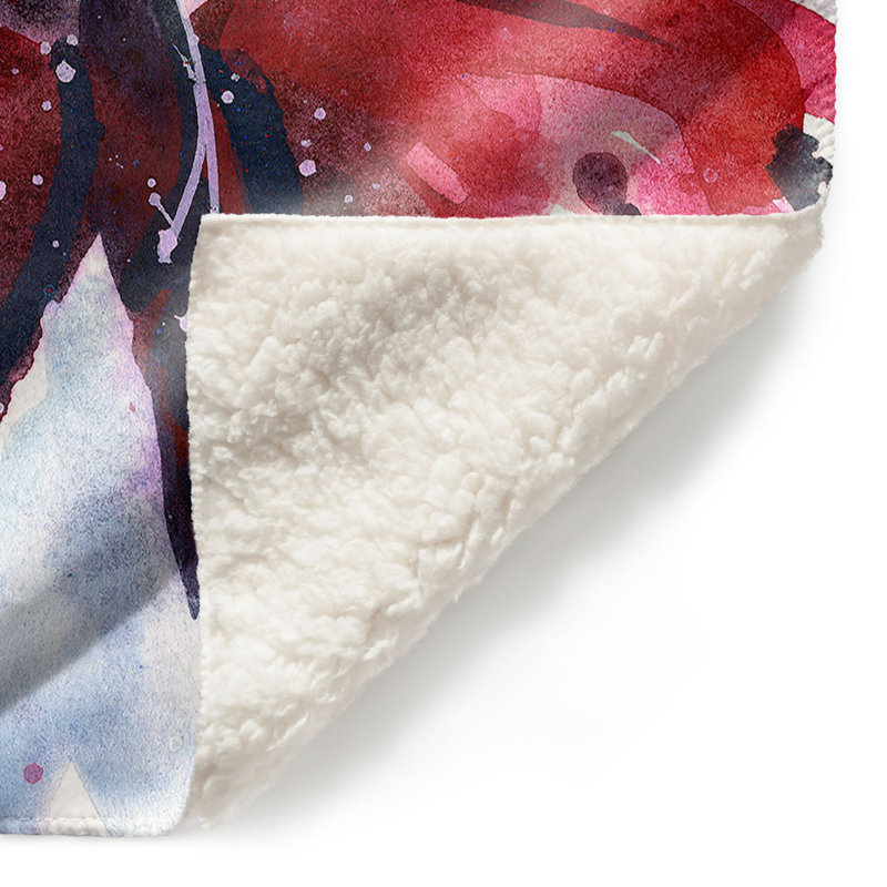 Couverture sherpa à papillon doux, l 51 po x L 60 po