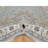 8'10"x12'6" Beau Blue, Nain with Flower Medallion Design, 250 KPSI, Soft Pile, Wool and Silk, Hand Knotted, Oriental Rug