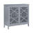 Fiama 38" Three Shelf Accent Cabinet with Two Glass Doors-895094831