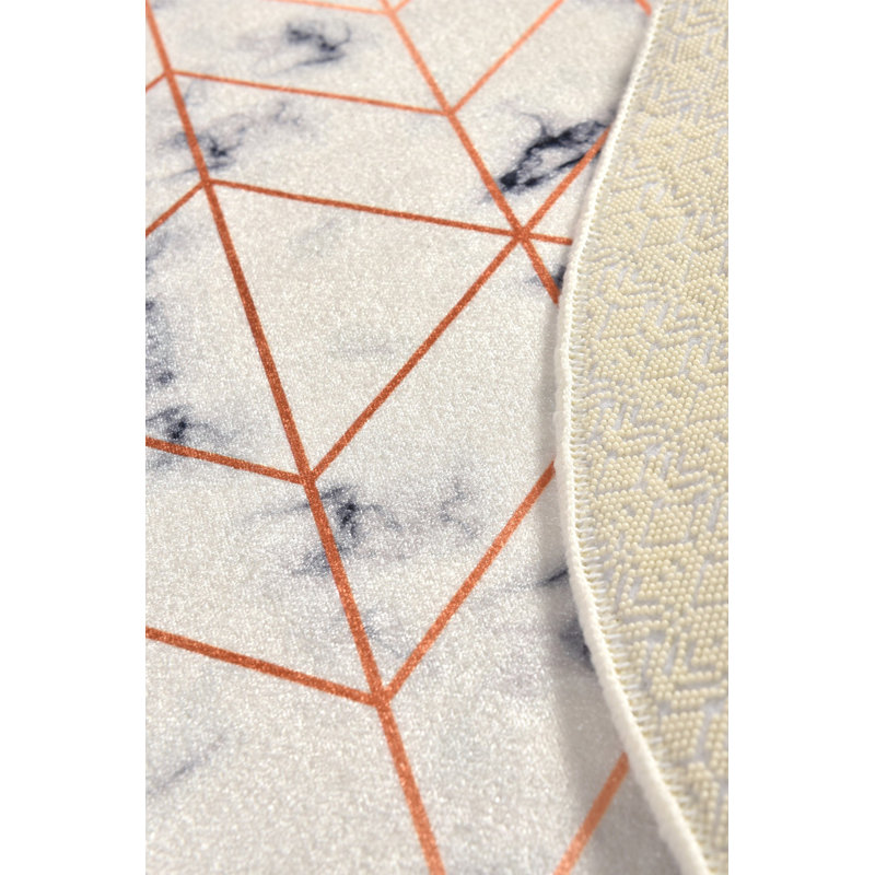 Tapis de bain de qualité supérieure, diamètre de 39,4 pouces, 100% polyester, antiallergique, anti-poussière et antitache, surface antidérapante | Lavable à la machine à 86 ° F, 700 g / m² | Doux et durable pour la sécurité et le confort de la salle de bain