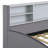 Lazlo Upholstered Platform Bed with Drawers, Side Shelf & Wooden Frame-125986705
