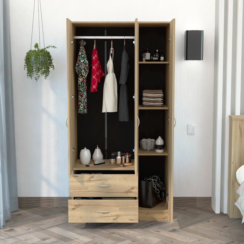  Commode combinée 71 po à deux portes et deux tiroirs 71 po