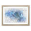Blue Dahlia Flower - Picture Frame Graphic Art Print-56734903-56734904