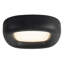Folio 15-in Black dimmable LED Flush Mount-474215823