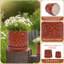 Ensemble de 2 pots de fleurs décoratifs pour l'intérieur et l'extérieur 8 po-805540341