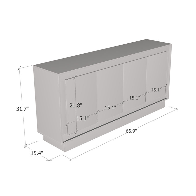 Bloxsom 66.9" Wide Sideboard