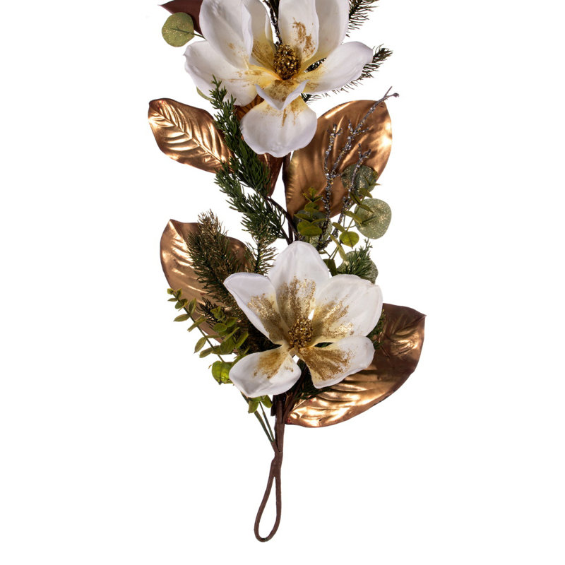 60'' in. Faux Magnolia Garland
