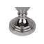 Zellner 44Cm Grey Chrome Table Lamp