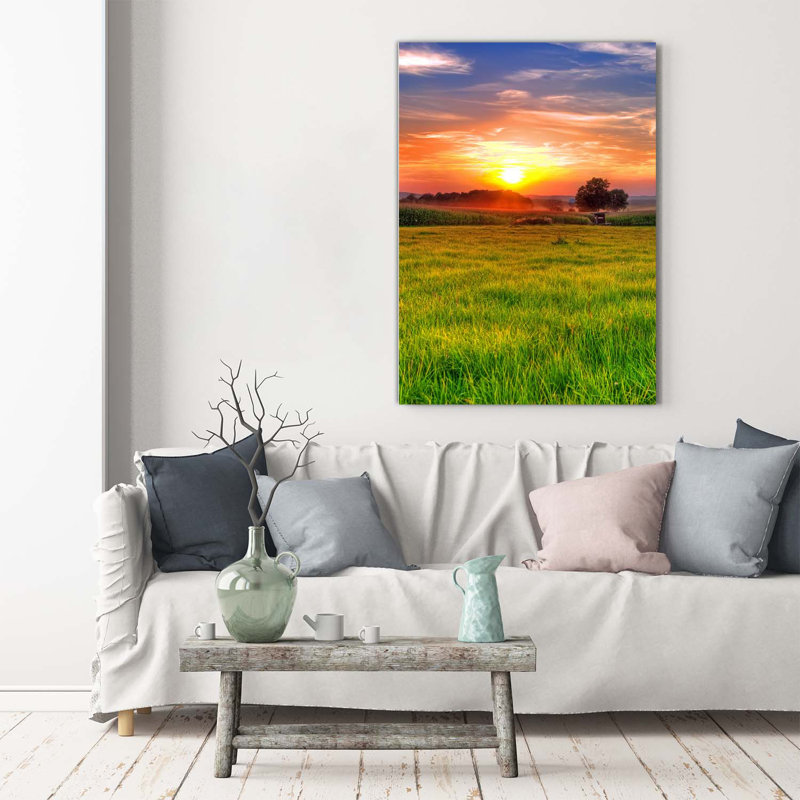 Sunset - Wrapped Canvas Print