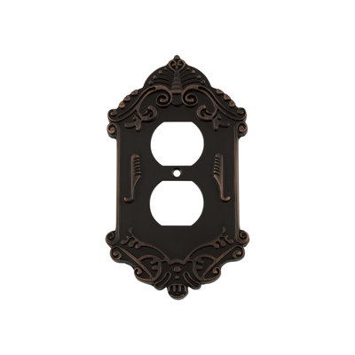 Victorian 1-Gang Duplex Outlet Wall Plate