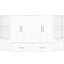 Bed For Small Spaces With Shelves, Drawers And White Drawer Storage, Shelves Ports