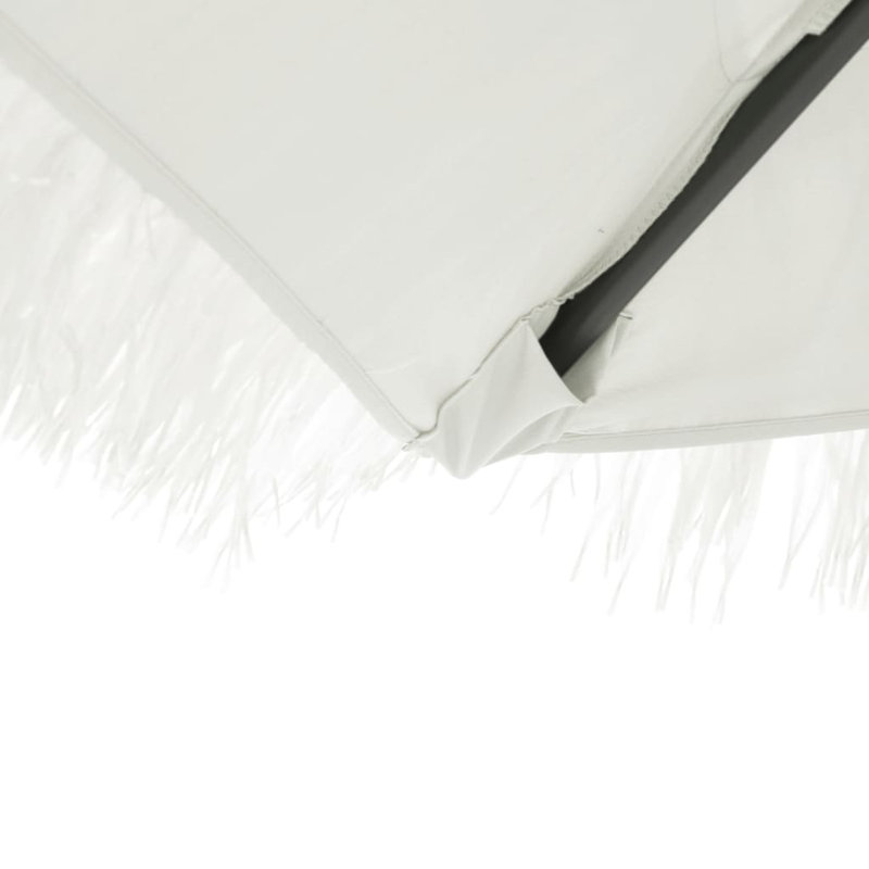 Beach Parasol, 250cm H x 300cm W x 200cm D, White