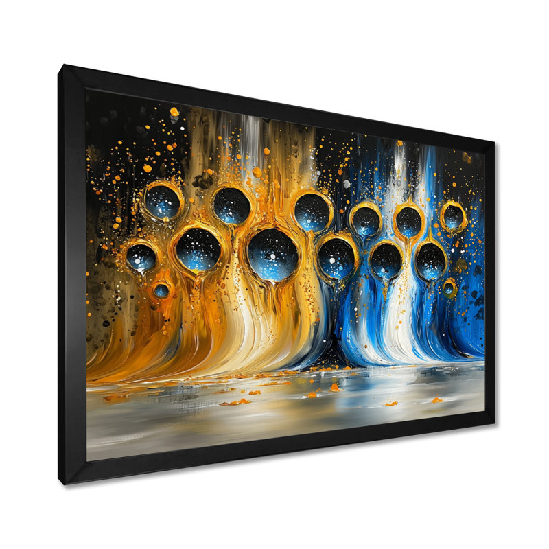 Jeu optique - Art mural, Reproduction encadrée d'une seule photo, H 30 po x l 40 po, Noir, noir, noir, noir