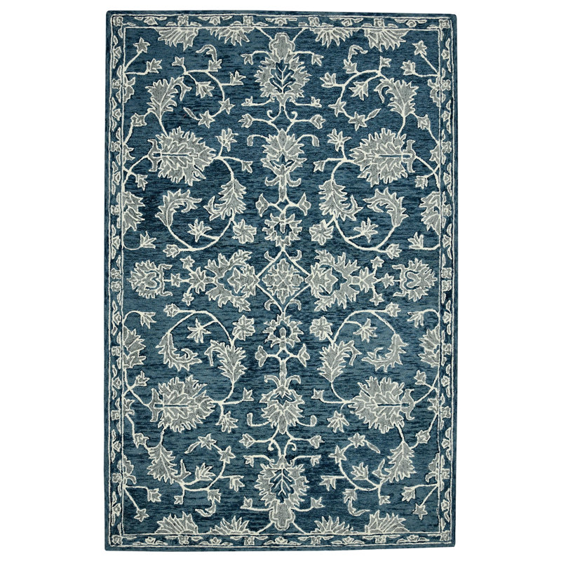 Tapis en laine crocheté à la main Dorcent Hope, Rectangle 2 pi x 3 pi
