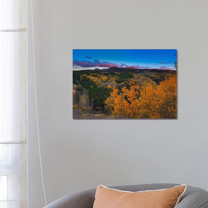 Autumn Sunset Near Durango by Bill Sherrell - Wrapped Canvas Print, 66.04 cm H x 45.72 cm W x 3.175 cm D