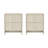 Novara 22" Contemporary 2-Drawer Nightstand in Whitewashed Oak-276816418
