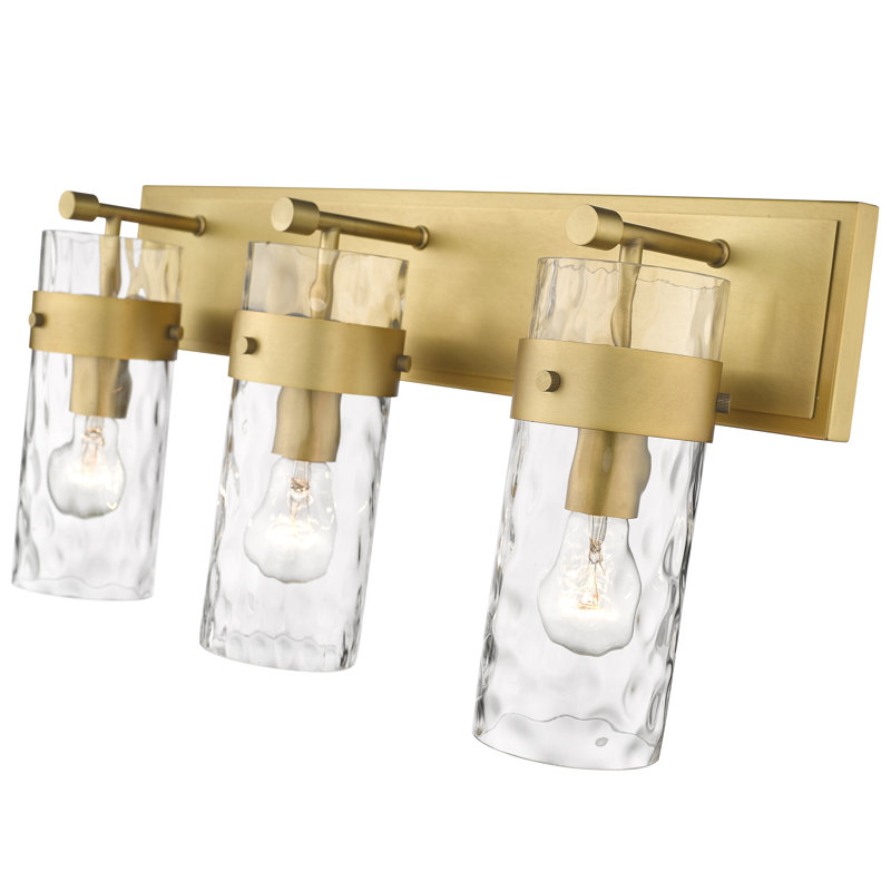 Aultman 3 - Light Dimmable Vanity Light, Rubbed Brass