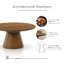 Ensemble de tables basses et de tables d'appoint rondes l 36 po Astromeritis-661373239-656394217
